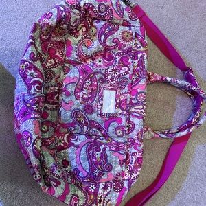 Vera Bradley floral weekender